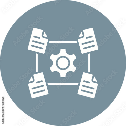 Unstructured information Icon