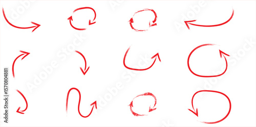 arrow,handdrawn,red high resolution vector sketchy arrows for casual designs blog posts social media branding and online ad materials playful direction themes