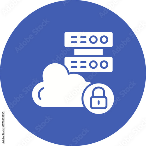 Cloud lock Icon