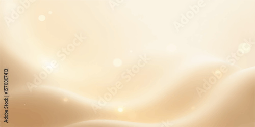 Abstract golden background with flowing liquid gold texture and soft, wavy lines