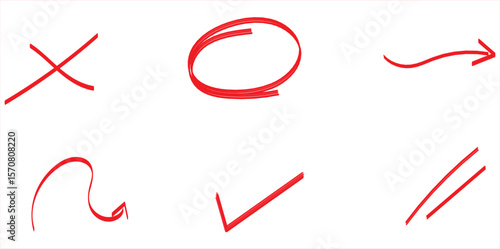 mark,check,cross modern flat vector for approve reject action design vector graphic for app interface