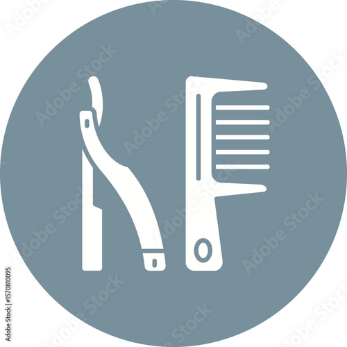 Hair cutting Icon