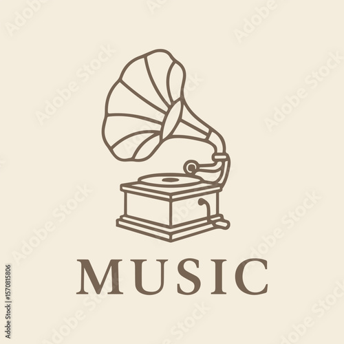 Vintage Gramophone a Timeless Icon of Music History and Nostalgia