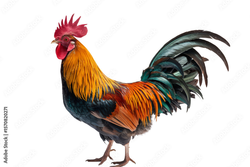 rooster isolated on white background rooster isolated on white background