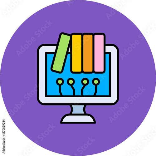 Digital library Icon
