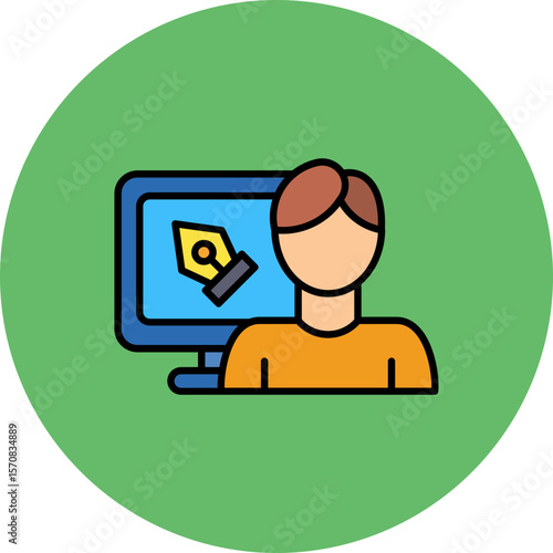 Graphic designer Icon