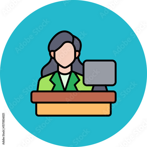 Receptionist Icon