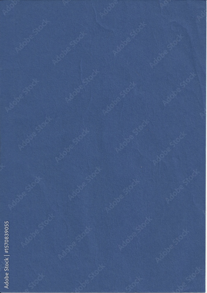 Fototapeta premium Blue textured sheet is covering entire view in flat design, showing fibrous creases
