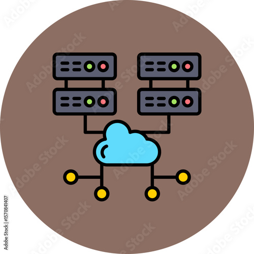Cloud computing Icon