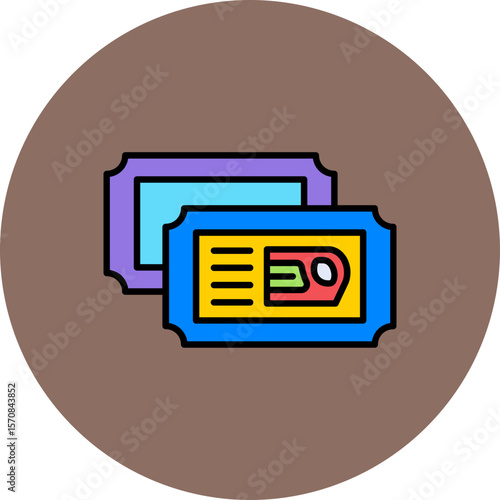 Train ticket Icon