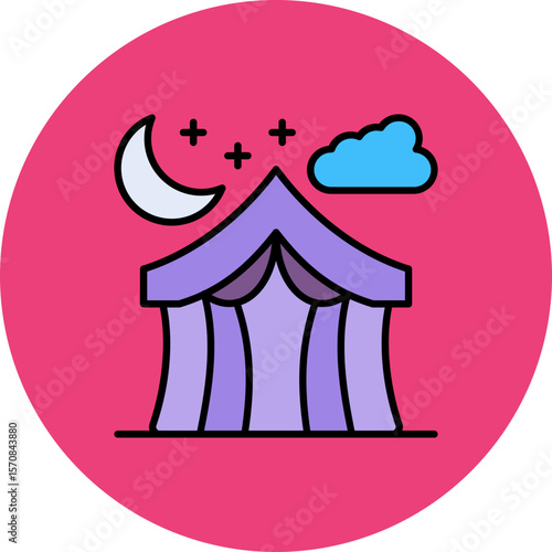 Night camp Icon