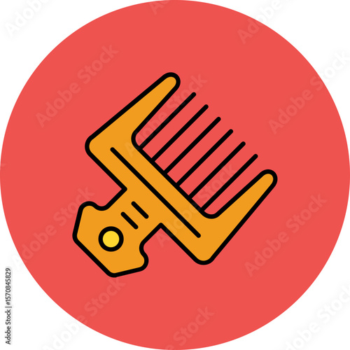 Afro comb Icon