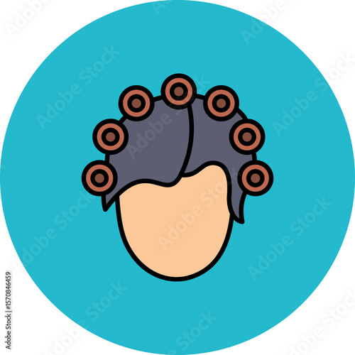 Hair curler Icon
