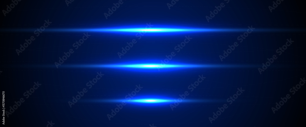 Laser lines of light. Horizontal neon light. Neon horizontal speed lines. Glowing stripes. Laser beams. Vector illustration Laser lines of light. Horizontal neon light. Neon horizontal speed lines. Glowing stripes. Laser beams. Vector illustration