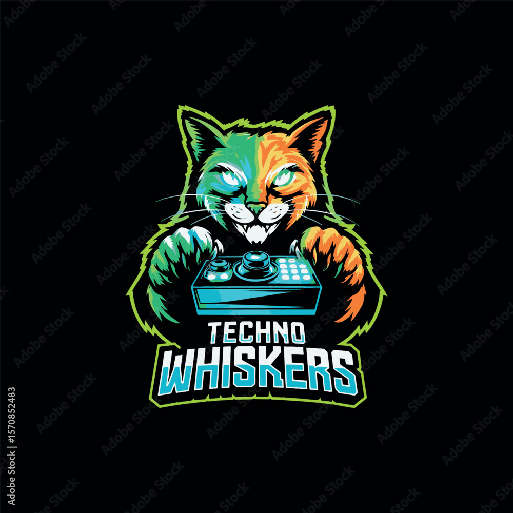 Naklejka premium Gaming t-shirt design