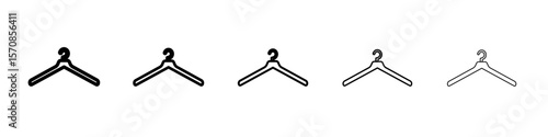 hanger icon outline simple illustration isolated