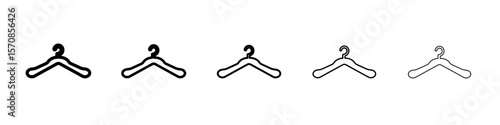 Hanger Icon outline simple illustration isolated