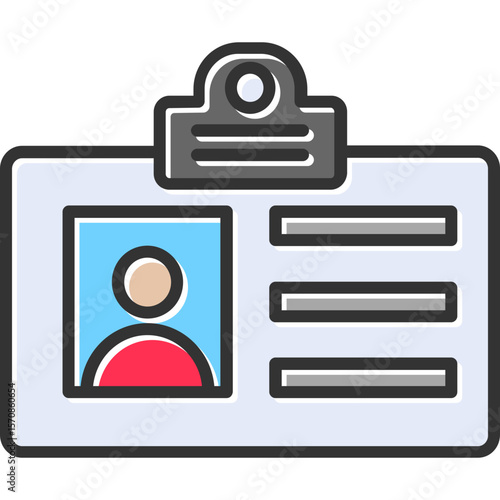 Id Card Vector Icon