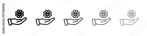 Maintenance icon outline simple illustration isolated