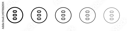 More icon outline simple illustration isolated