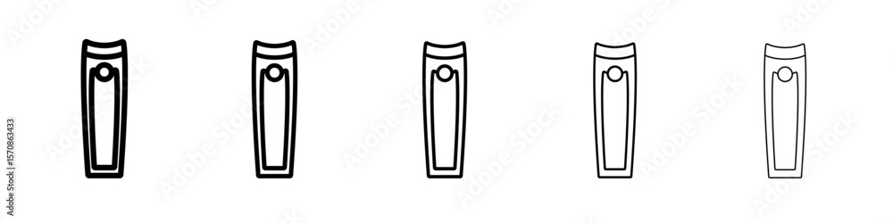 Nail Clipper Icon outline simple illustration isolated Nail Clipper Icon outline simple illustration isolated