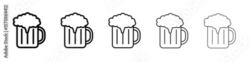 oktoberfest icon outline simple illustration isolated