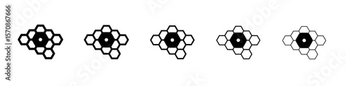 propolis icon outline simple illustration isolated