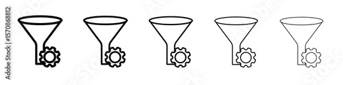 refinement icon outline simple illustration isolated