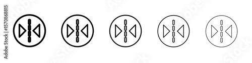 Reflect tool icon outline simple illustration isolated