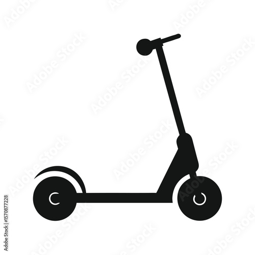 Minimalist e scooter design for city mobility green transport and eco commuting style