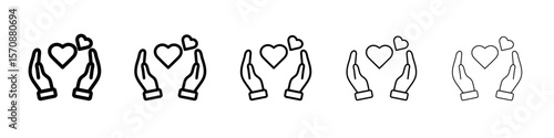 Your self care icon outline simple illustration isolated