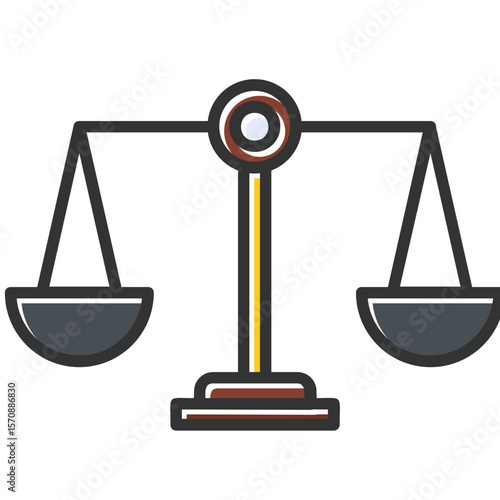 Corporate Laws Vector Icon Design