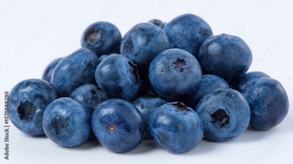 The fresh blueberries piled together for a vibrant and healthy snack. The fresh blueberries piled together for a vibrant and healthy snack.