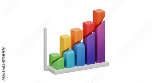 Free Download Colorful Growth Chart Upward Trend Illustration, Economic Growth, and Positive Performance Depicted - GFXLoad