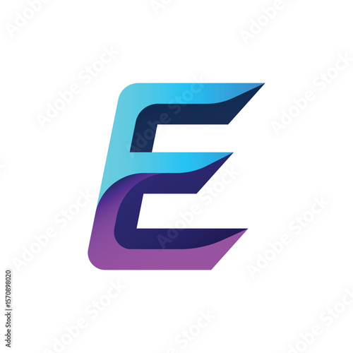 Dynamic Geometric Letter E Logo Design Free Download Dynamic Geometric Letter E Logo Design - GFXLoad
