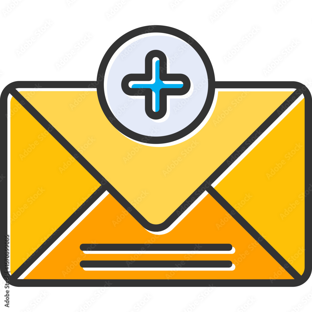 Fototapeta premium Adding Vector Icon Design