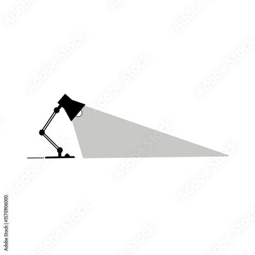 study lamp illustration