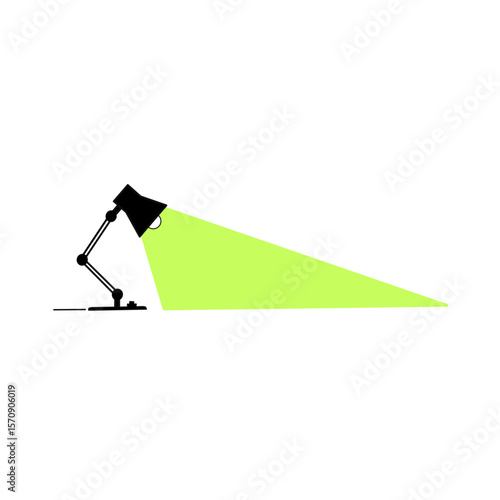 study lamp illustration