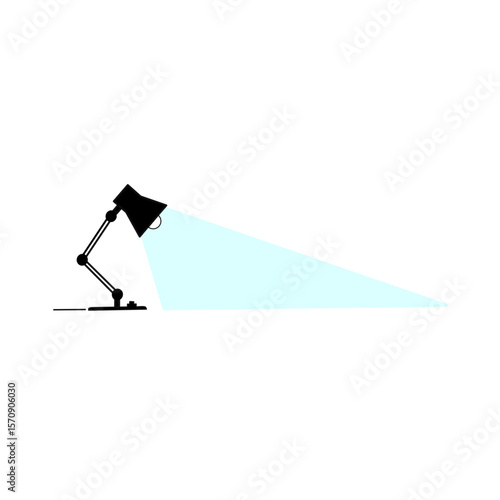 study lamp illustration