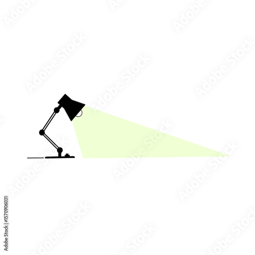 study lamp illustration