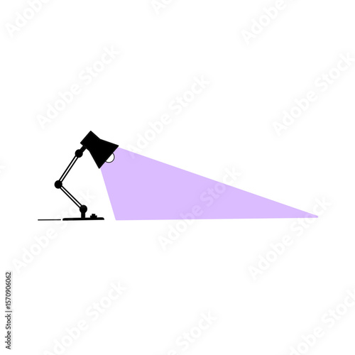 study lamp illustration