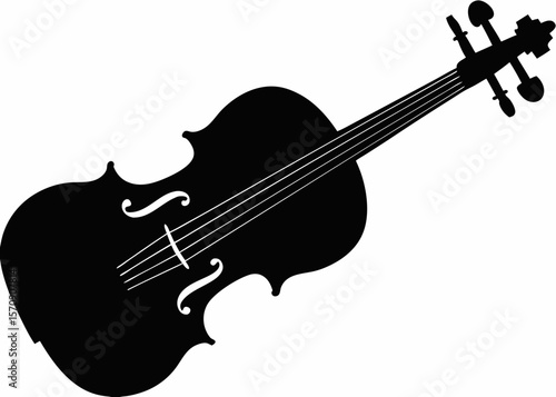 The Violin’s Silhouette as a Symbol of Melodic Grace, Emotional Depth, and the Eternal Voice of Soulful Expression