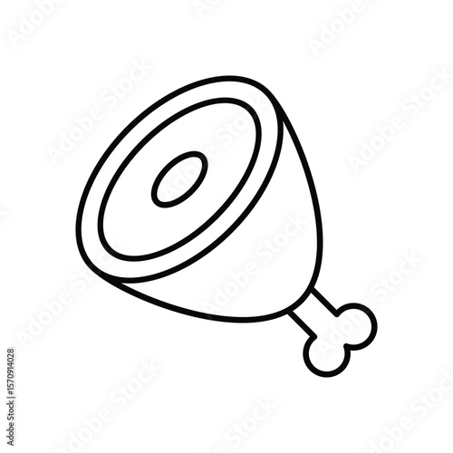 Ham  Vector icon