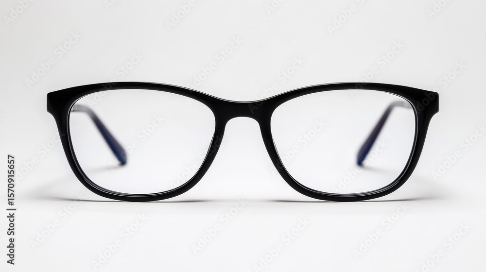 Fototapeta premium a thin black rectangular matte black frame on a white background 