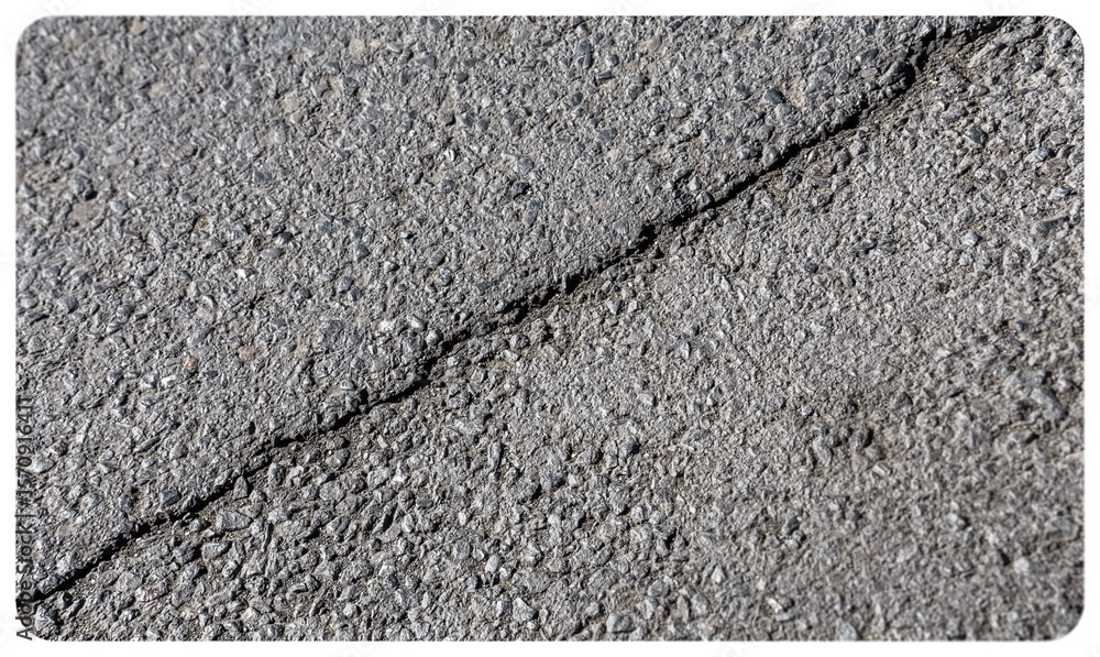 Obraz premium Fissure sur asphalte 