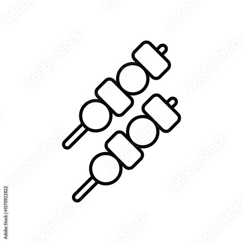 Skewer Vector icon
