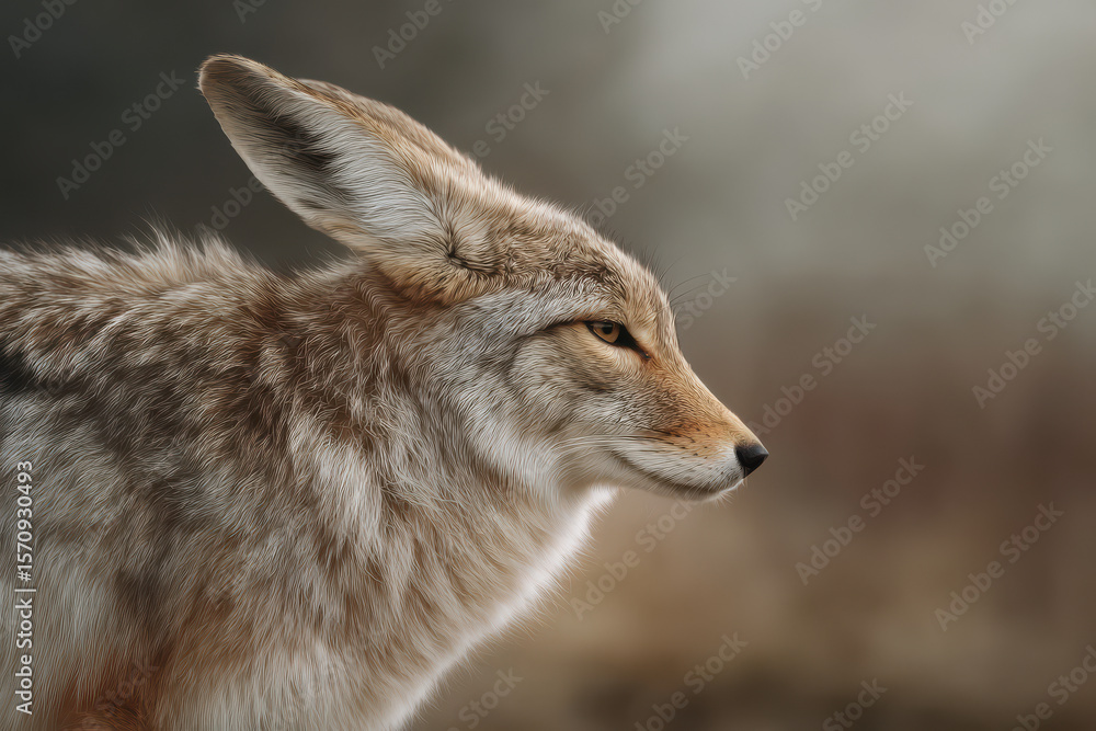 Fototapeta premium capture stunning portraits of top animals against minimalist backdrop with beautiful bokeh effects