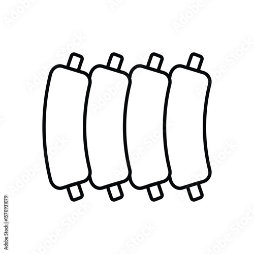 Ribs Vector icon