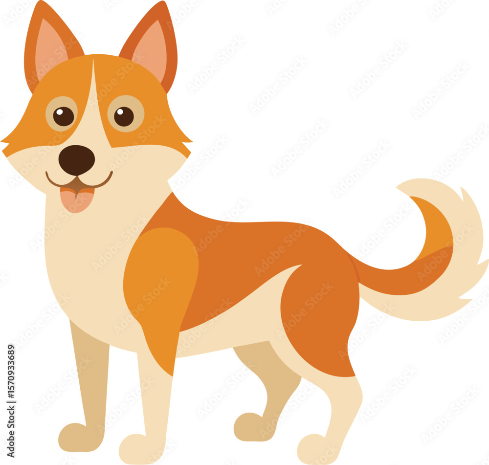 Obraz premium Dog with bone