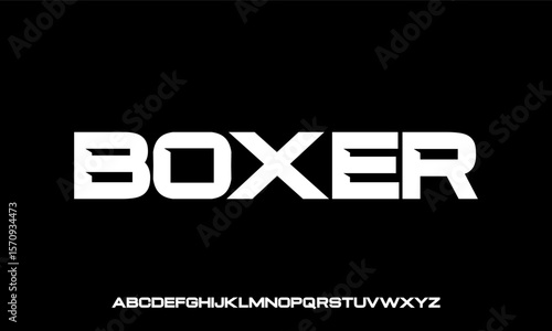 Sport Modern Alphabet Font. Typography urban style fonts for technology, digital, movie logo design. vector illustration